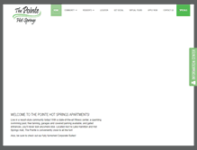 Tablet Screenshot of pointehotsprings.com